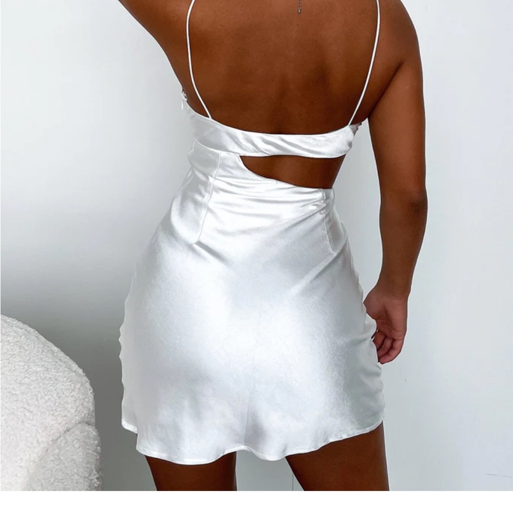 Silk mini dress